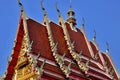 Multi-tier roofs at Thai temple