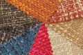 Multi tone of wool fabric texture sample