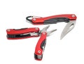Multi-tool knife and pliers Royalty Free Stock Photo