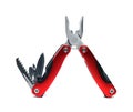 Multi tool pliers with red handles Royalty Free Stock Photo