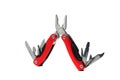 Multi tool pliers with red handles Royalty Free Stock Photo