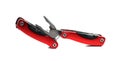 Multi tool pliers with red handles Royalty Free Stock Photo