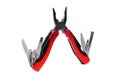 Multi tool pliers with red handles Royalty Free Stock Photo