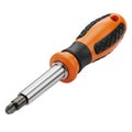 Multibit screwdriver tool with interchangeable bits for various repair tasks Royalty Free Stock Photo