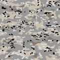 Multicam Camouflage seamless patterns Royalty Free Stock Photo