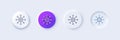 Multichannel line icon. Multitasking sign. Line icons. Vector