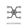 Multichannel Marketing icon. Trendy Multichannel Marketing logo