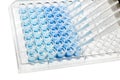 Multichannel pipette test sample Royalty Free Stock Photo