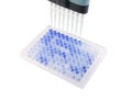 Multichannel pipette test sample