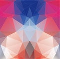 Multicolor Abstract background with gradient triangle shapes