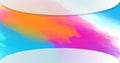 Multicolor abstract background predominantly cyan and hand-painted magenta Royalty Free Stock Photo