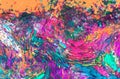 Multicolor abstract watercolored background