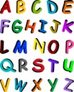 Multicolor alphabet