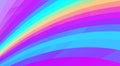 Multicolor background with purple and bluish cyan curved stripes