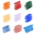 Multicolor Backgrounds Frames2 Royalty Free Stock Photo