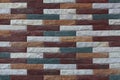 multicolor brick wall for pattern Royalty Free Stock Photo