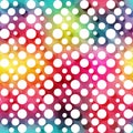 Multicolor circle seamless pattern