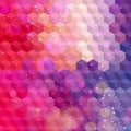 Abstract background, colorful shapes cubic mosaic