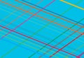 Multicolor diagonal, skew and oblique grid, mesh abstract geometric background