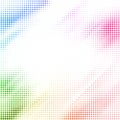 Multicolor dotted pattern with halftone effect. Colorful background