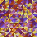 Multicolor dynamic gradient mosaic triangle background design Royalty Free Stock Photo