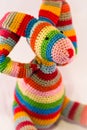 Multicolor fabric doll