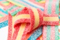 Multicolor gummy candy (licorice) sweets Royalty Free Stock Photo