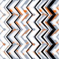 Multicolor hand drawn pattern zigzag Royalty Free Stock Photo