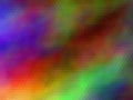 Blurred abstract background. Multicolor hexagonally pixeled abstract background.