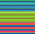 Multicolor horizontals blurs lines