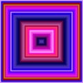 Multicolor horizontals blurs squares