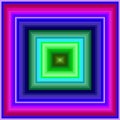 Multicolor horizontals blurs squares