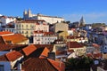 Multicolor houses in Lisbon, Portigal