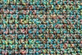 Multicolor knitted background