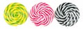 Multicolor lollipop party Royalty Free Stock Photo