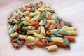 Multicolor macaroni Royalty Free Stock Photo