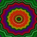 Multicolor Mandala Kaleidoscope for Events, Background, Backdrop, Intro, Burn.