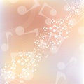 Multicolor music background