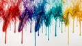 Multicolor Paint Drip Abstract Art Background Royalty Free Stock Photo