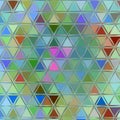 Multicolor triangle continuous background