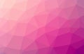 Multicolor pink, yellow, orange geometric rumpled triangular low poly style gradient illustration graphic background. Vector Royalty Free Stock Photo