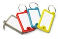 Multicolor plastic key labels