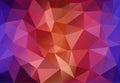 Multicolor Polygonal Mosaic Paper Background