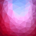 Multicolor purple, pink polygonal illustration, which consist of triangles. Geometric background in Origami style with gradient Royalty Free Stock Photo