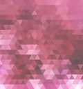 Multicolor purple, pink polygonal illustration, which consist of triangles. Geometric background in Origami style with