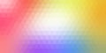 Multicolor rainbow low poly crystal or polygonal background