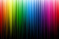Multicolor rainbow rays