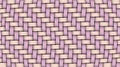 Multicolor realistic rattan woven background. Vector illustration