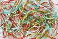 Multicolor ribbons background