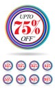 Multicolor Round Sale Banner